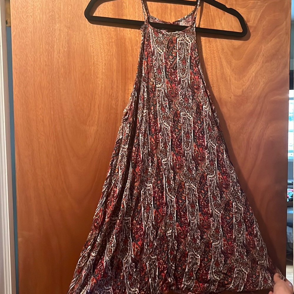 Spring time flowy dress printed